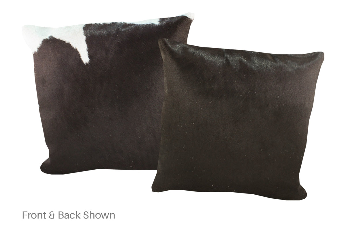 Black and White Cowhide Pillow #A53030