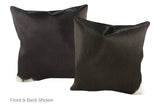 Black and White Cowhide Pillow 20x20 #A53034 by Hudson Hides
