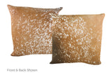 Salt and Pepper Brown Cowhide Pillow 20x20 #A53038 by Hudson Hides