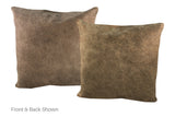 Taupe Cowhide Pillow 20x20 #A53041 by Hudson Hides