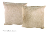 Taupe Cowhide Pillow 20x20 #A53042 by Hudson Hides