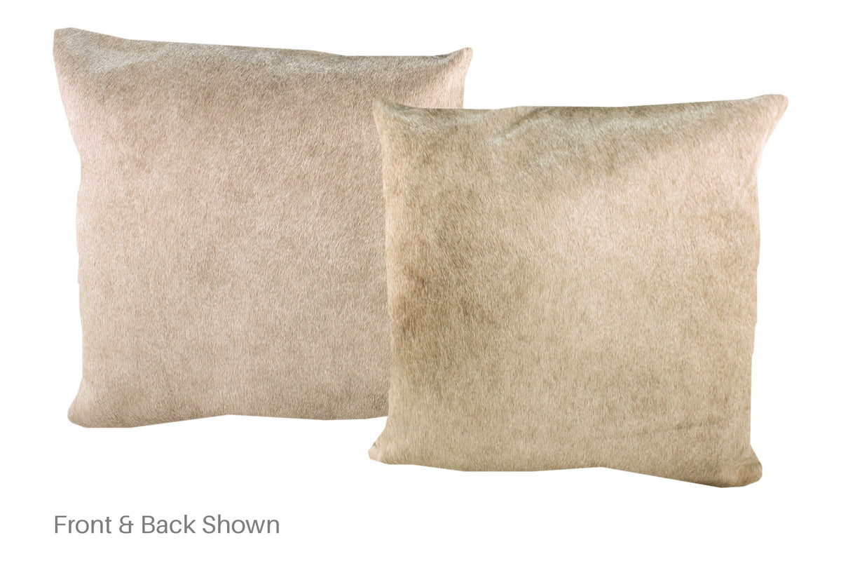 Taupe Cowhide Pillow #A53042