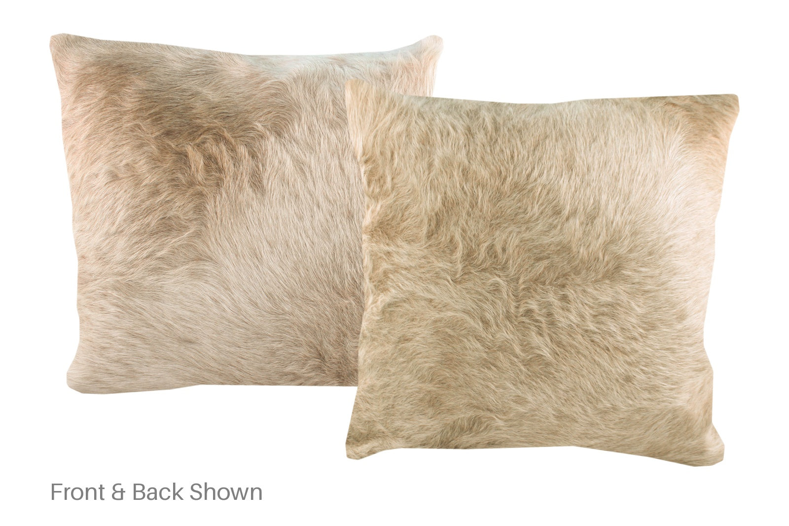 Champagne Cowhide Pillow #A53047