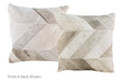 Patchwork Cowhide Pillow 20x20 #A53055 by Hudson Hides