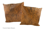 Medium Brindle Cowhide Pillow 20x20 #A53056 by Hudson Hides