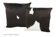 Black and White Cowhide Pillow 20x20 #A53059 by Hudson Hides