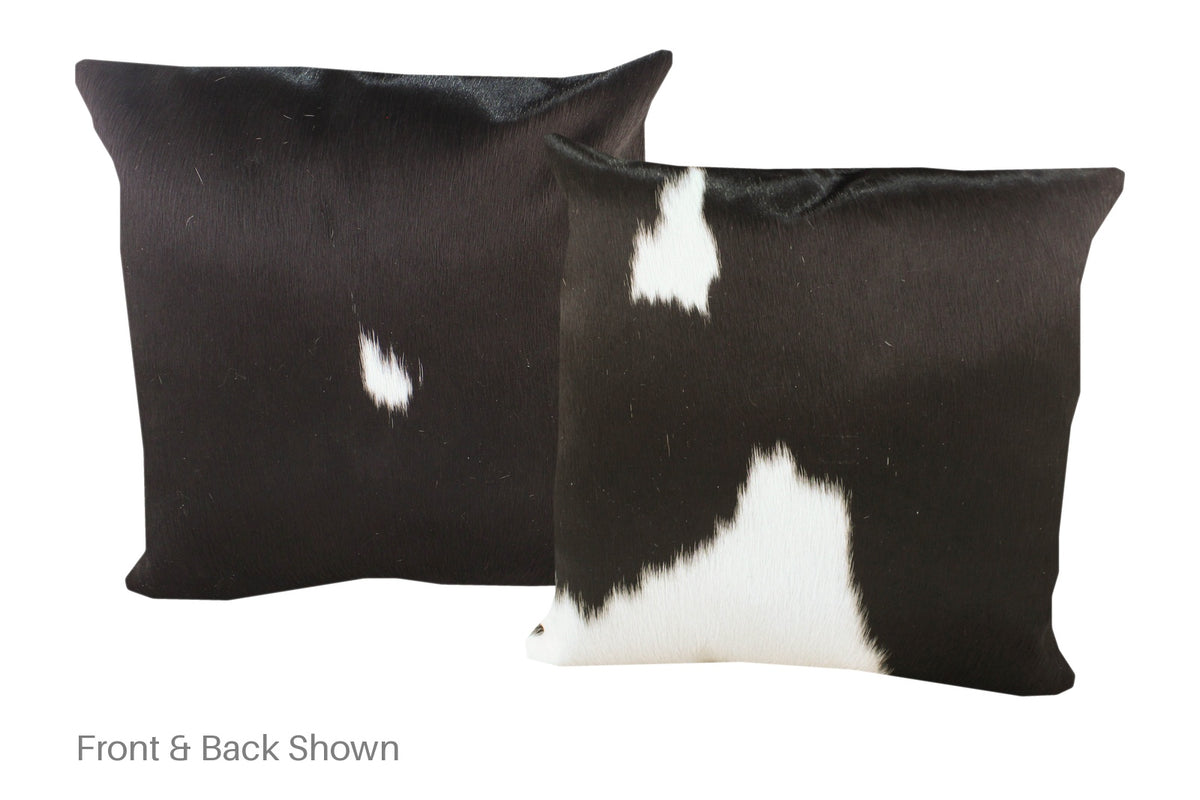 Black and White Cowhide Pillow #A53059