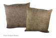 Grey Cowhide Pillow 20x20 #A53061 by Hudson Hides