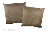 Grey Cowhide Pillow 20x20 #A53061 by Hudson Hides