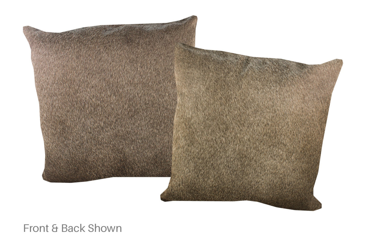 Grey Cowhide Pillow #A53061