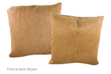 Solid Brown Cowhide Pillow 20x20 #A53063 by Hudson Hides