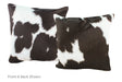Black and White Cowhide Pillow 20x20 #A53067 by Hudson Hides