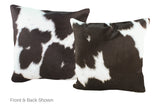 Black and White Cowhide Pillow 20x20 #A53067 by Hudson Hides