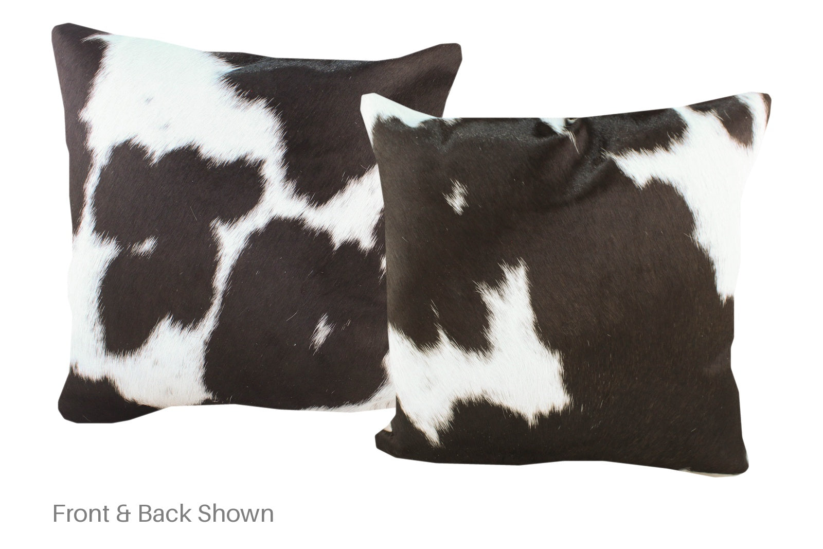 Black and White Cowhide Pillow #A53067