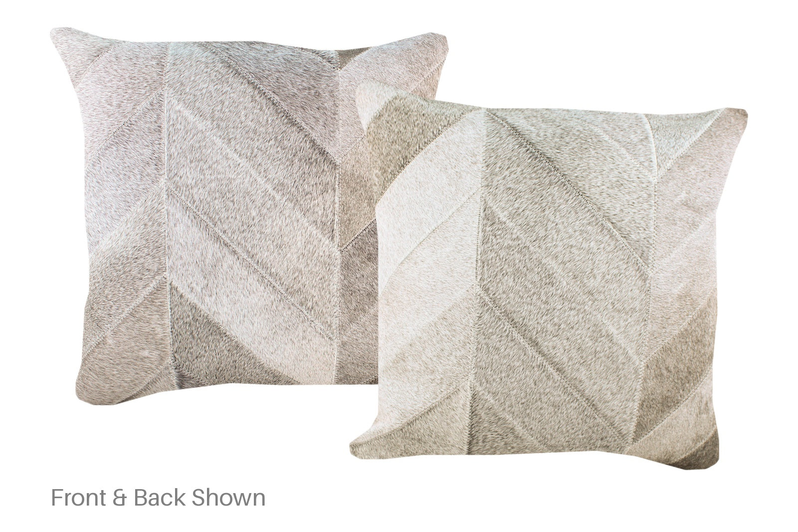 Patchwork Cowhide Pillow #A53068