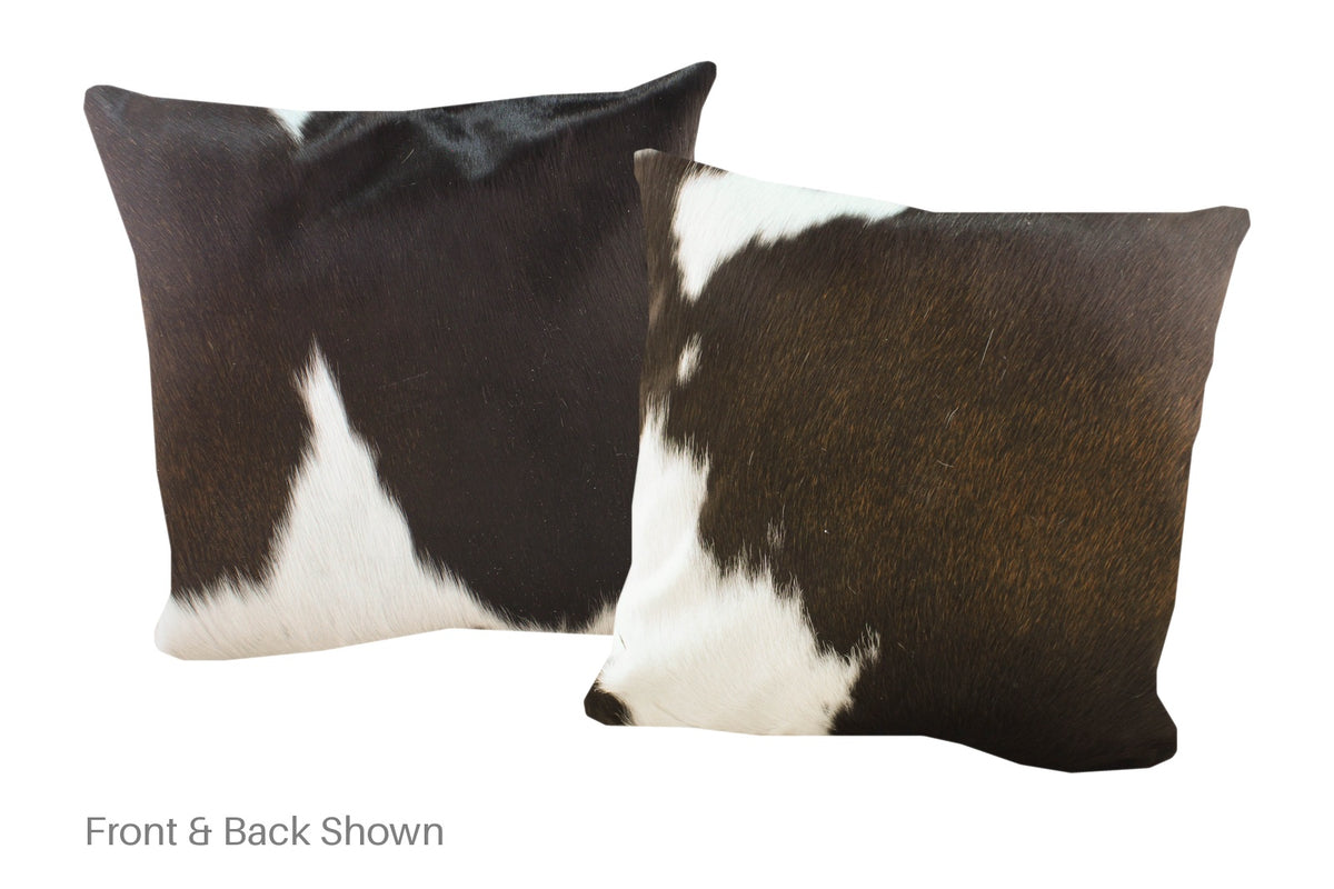 Chocolate Cowhide Pillow #A53072