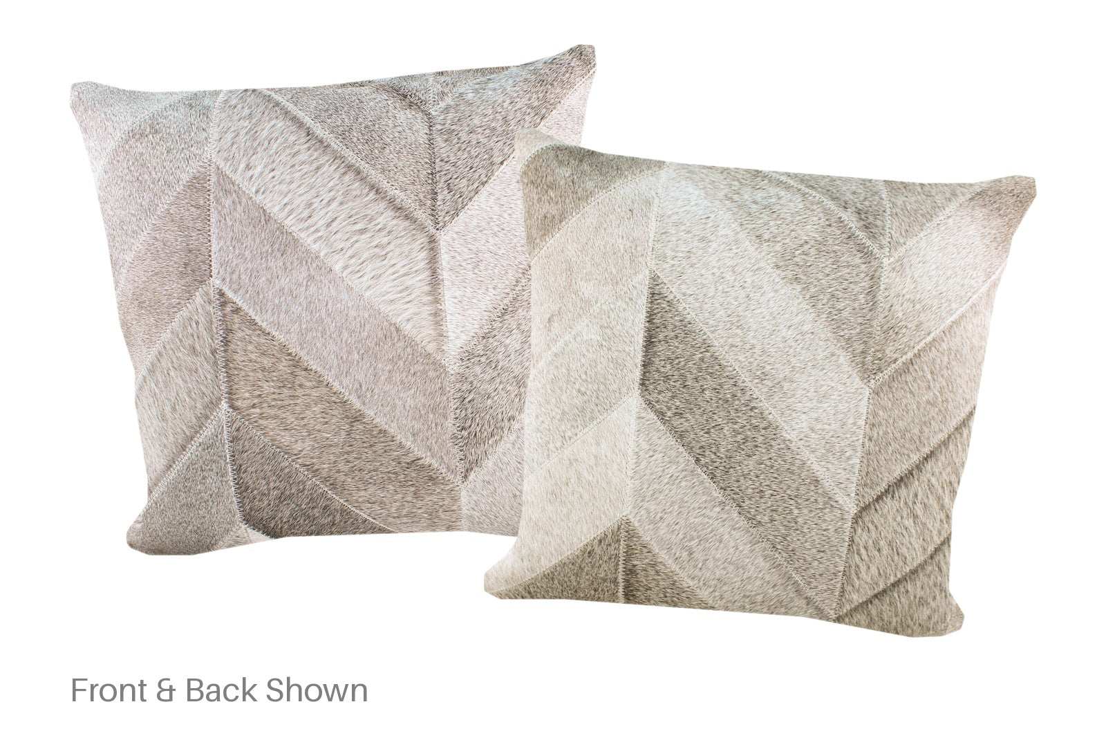 Patchwork Cowhide Pillow #A53075
