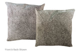 Grey Cowhide Pillow 20x20 #A53079 by Hudson Hides