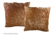 Medium Brindle Cowhide Pillow 20x20 #A53080 by Hudson Hides
