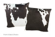 Black and White Cowhide Pillow 20x20 #A53081 by Hudson Hides