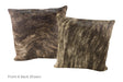 Dark Brindle Cowhide Pillow 20x20 #A53082 by Hudson Hides