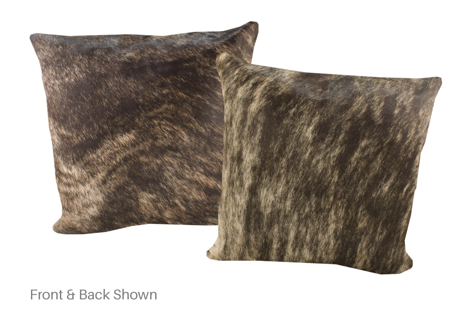 Dark Brindle Cowhide Pillow #A53082