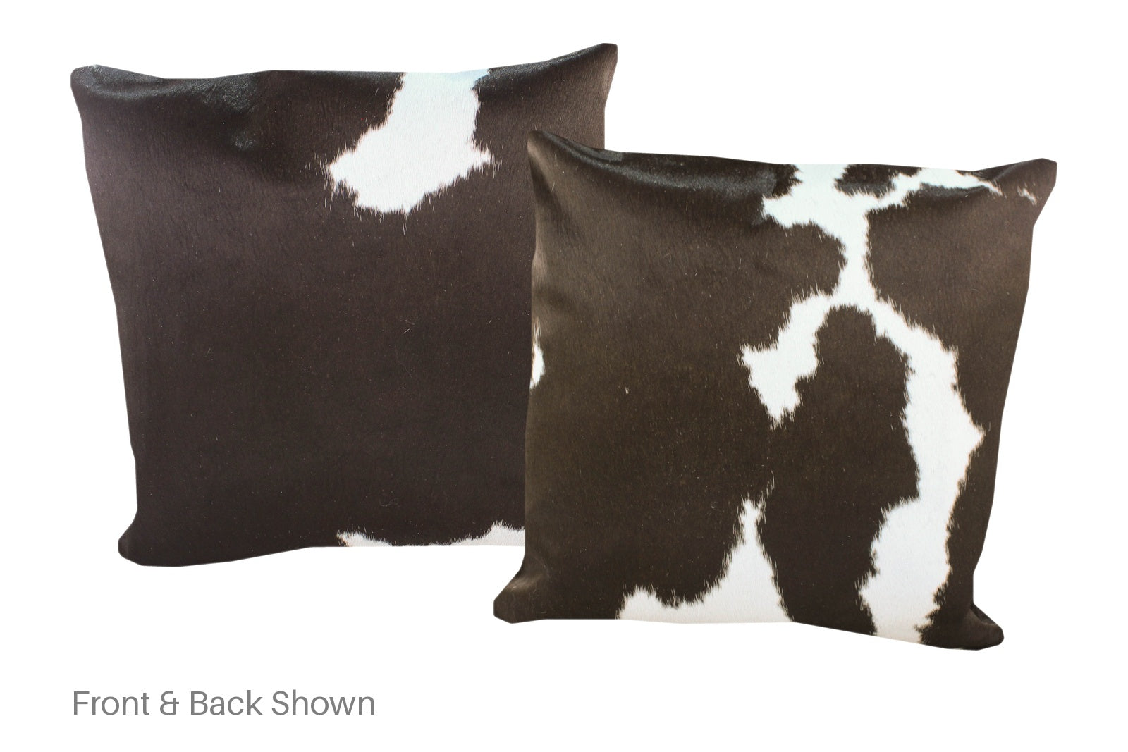 Black and White Cowhide Pillow #A53083