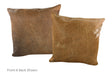 Caramel Cowhide Pillow 20x20 #A53089 by Hudson Hides