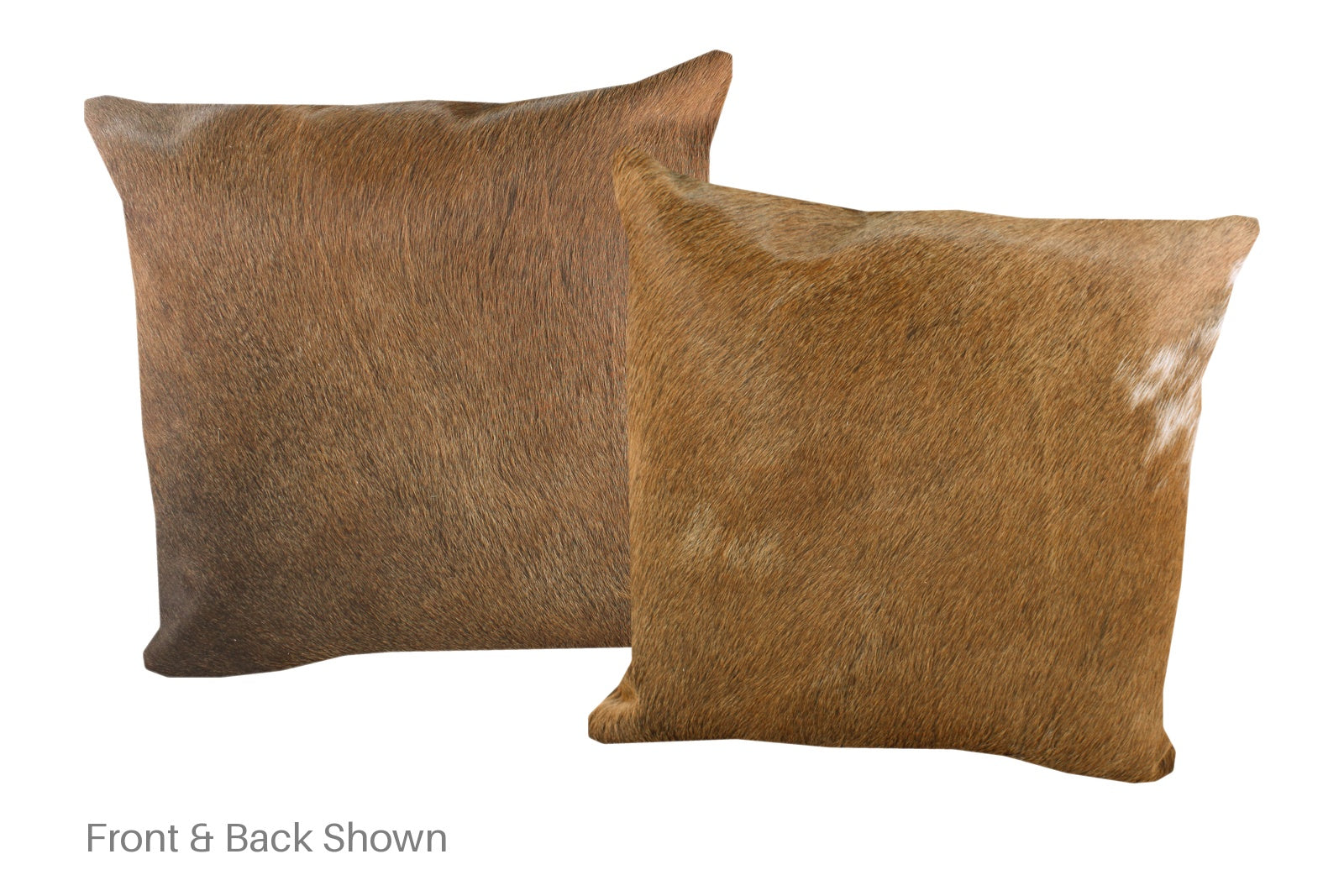 Caramel Cowhide Pillow #A53089