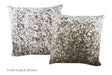 Salt and Pepper Black Cowhide Pillow 20x20 #A53090 by Hudson Hides