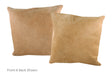 Beige Cowhide Pillow 20x20 #A53093 by Hudson Hides