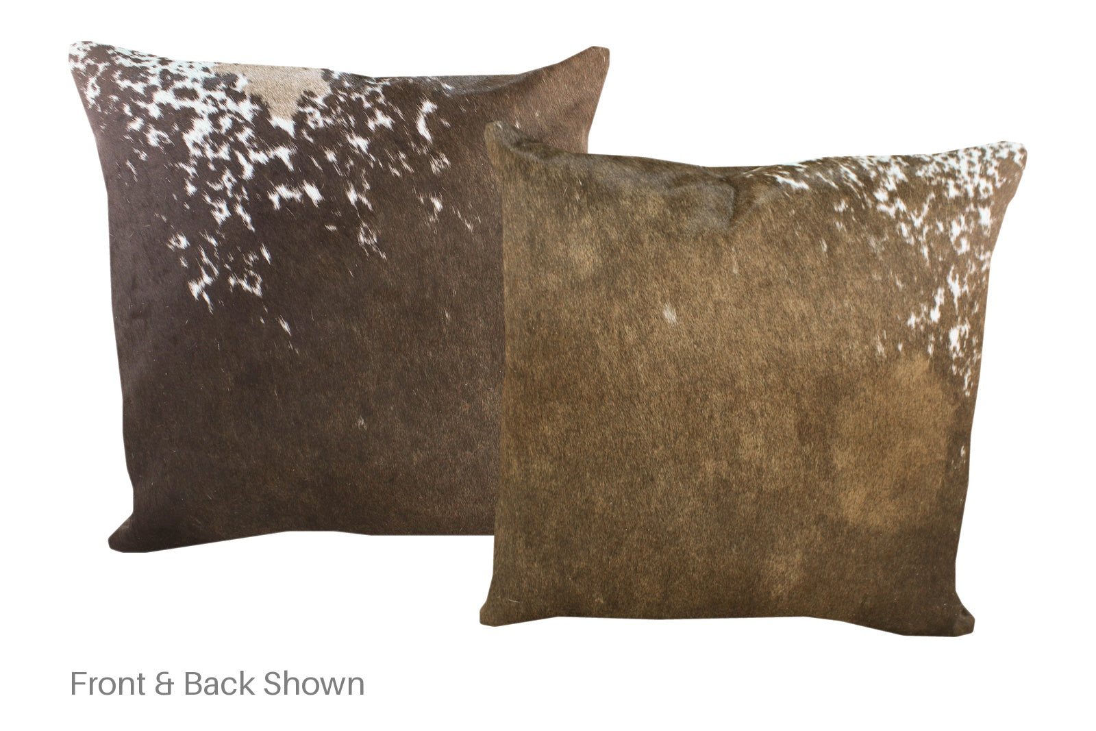 Taupe Cowhide Pillow #A53094