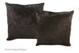 Solid Black Cowhide Pillow 20x20 #A53095 by Hudson Hides