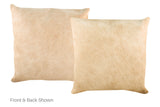 Beige Cowhide Pillow 20x20 #A53098 by Hudson Hides