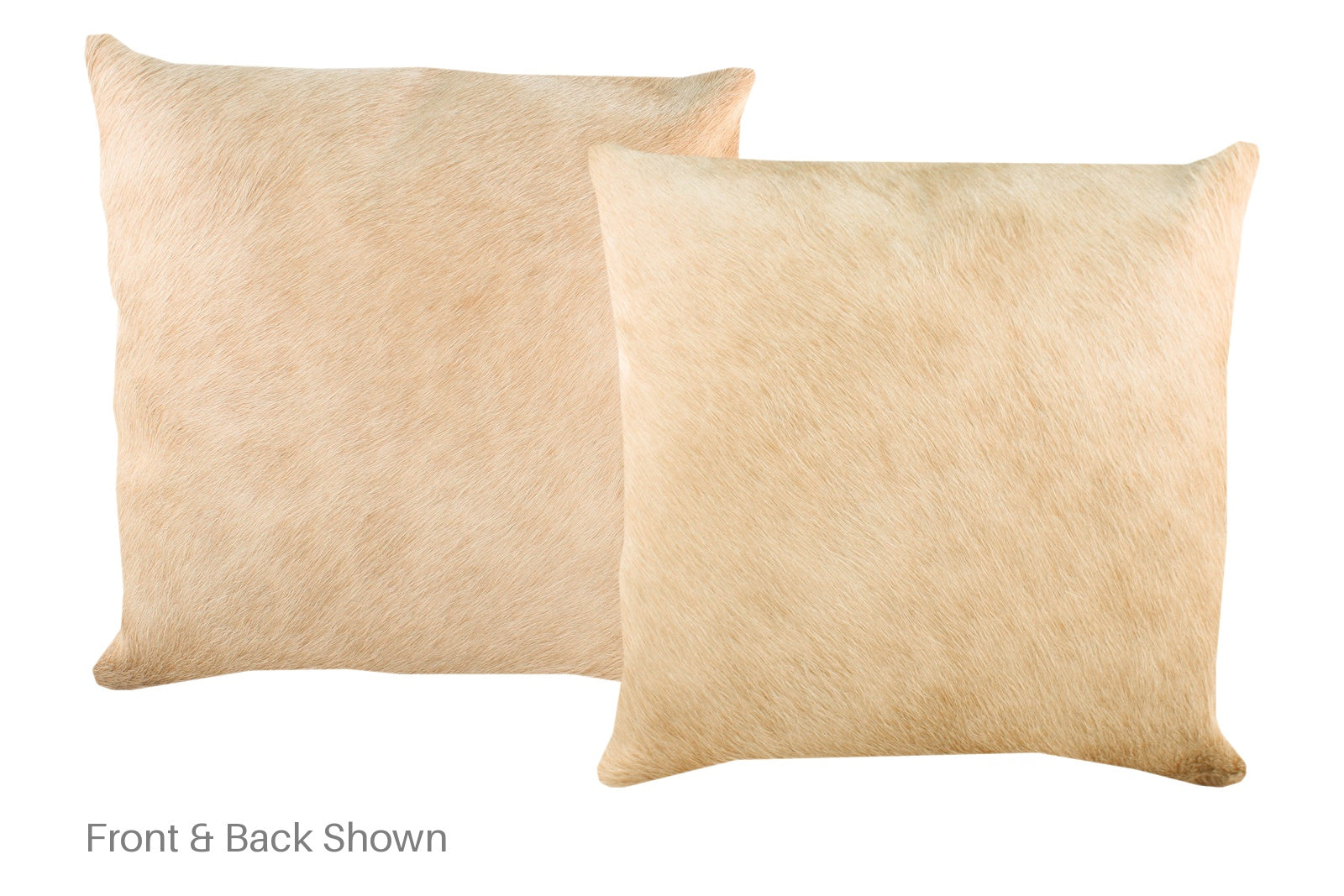 Beige Cowhide Pillow #A53098