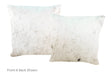 Salt and Pepper Black Cowhide Pillow 20x20 #A53103 by Hudson Hides