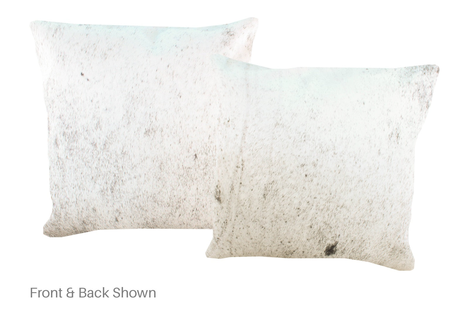 Salt and Pepper Black Cowhide Pillow #A53103