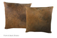 Caramel Cowhide Pillow 20x20 #A53104 by Hudson Hides