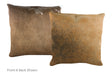 Caramel Cowhide Pillow 20x20 #A53105 by Hudson Hides