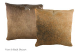 Caramel Cowhide Pillow 20x20 #A53105 by Hudson Hides