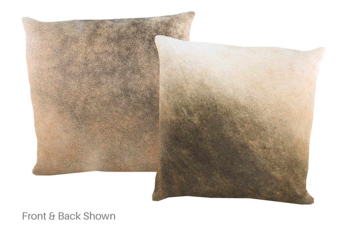 Caramel Cowhide Pillow #A53106