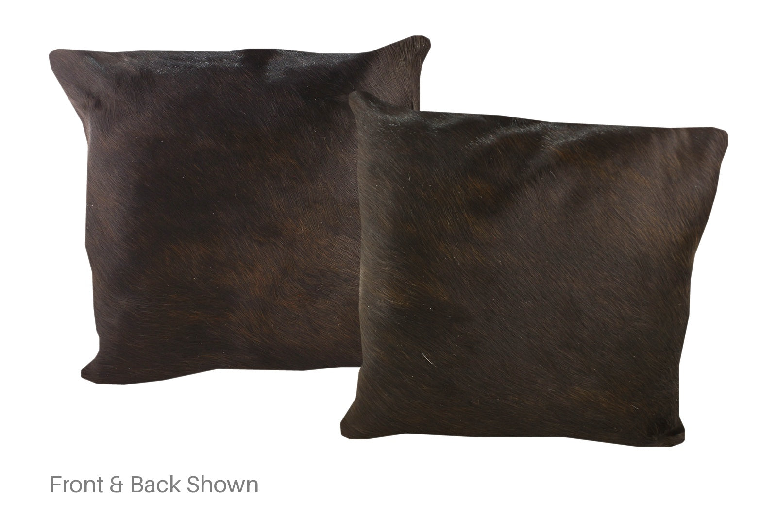Chocolate Cowhide Pillow #A53109