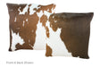 Chocolate Cowhide Pillow 20x20 #A53111 by Hudson Hides