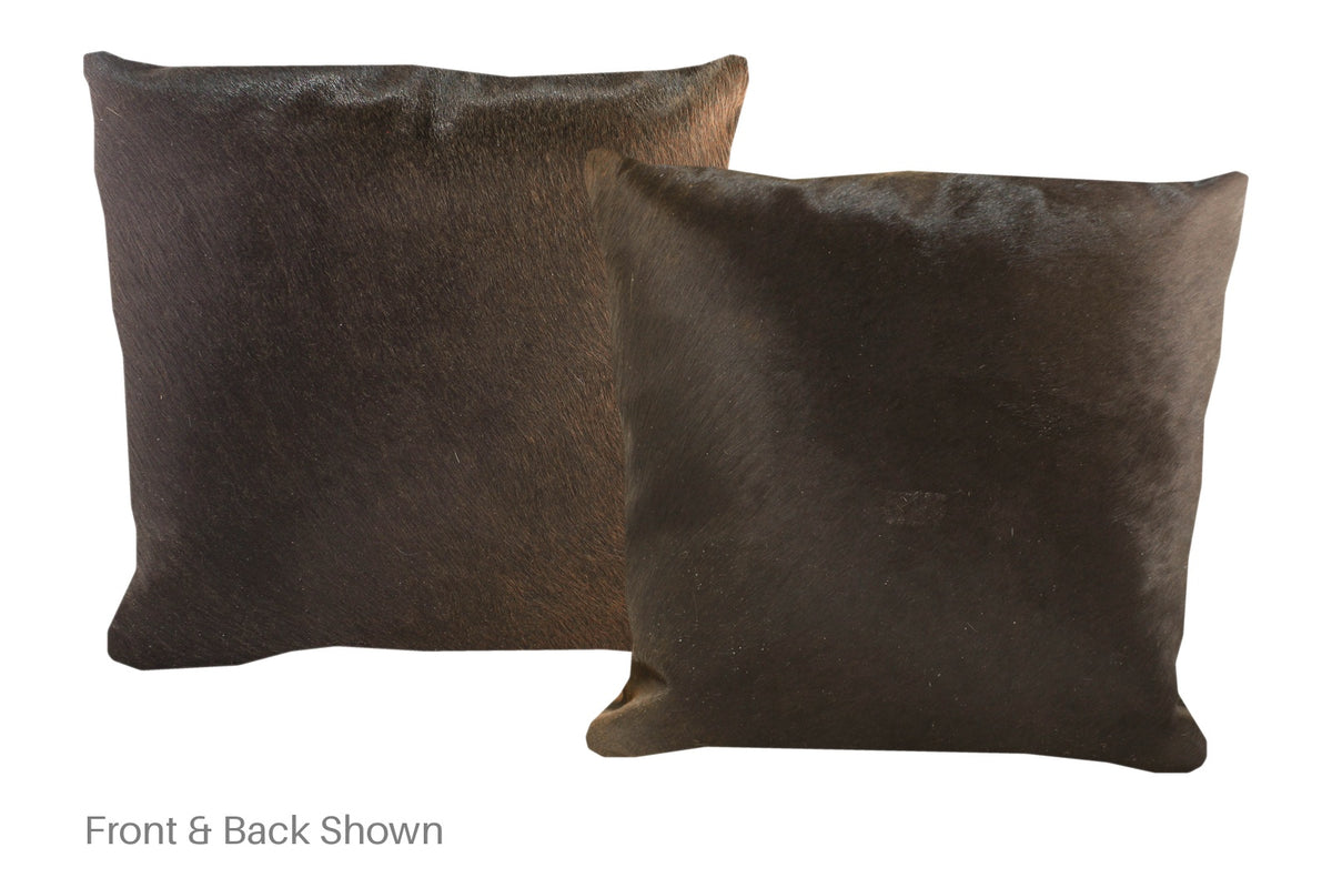 Chocolate Cowhide Pillow #A53113