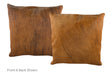 Medium Brindle Cowhide Pillow 20x20 #A53119 by Hudson Hides