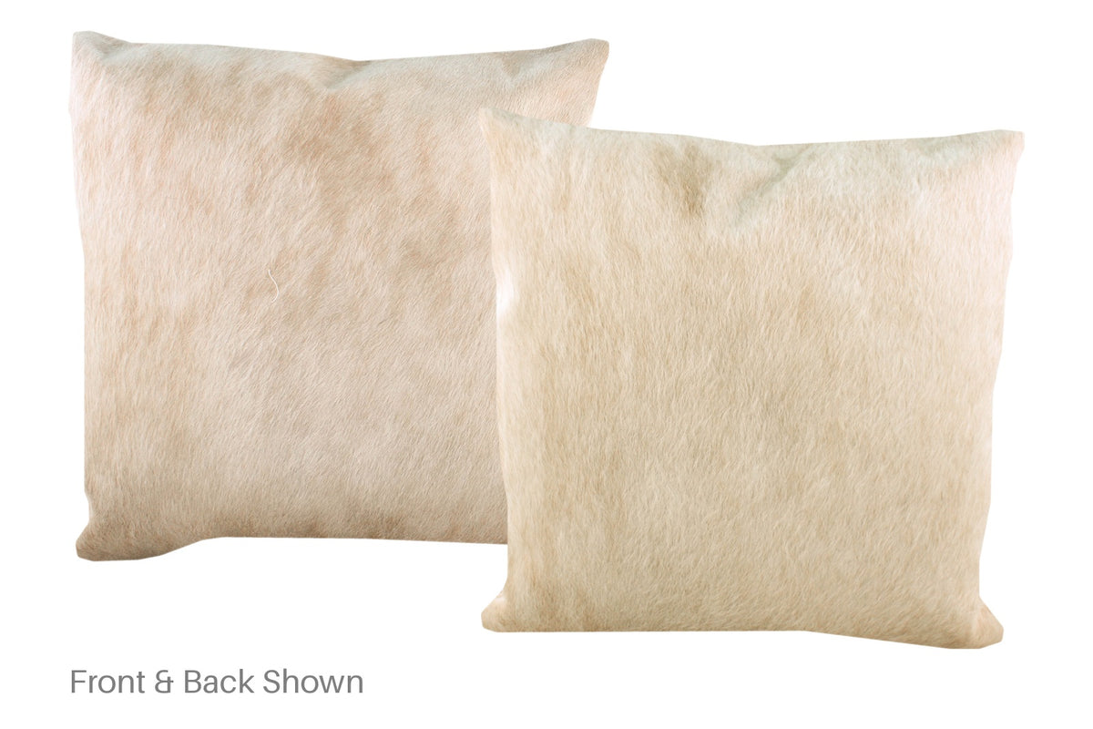 Champagne Cowhide Pillow #A53126