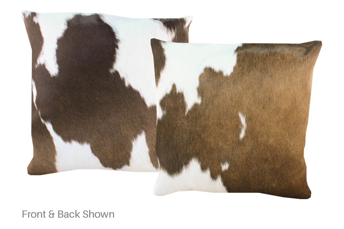 Chocolate Cowhide Pillow #A53136