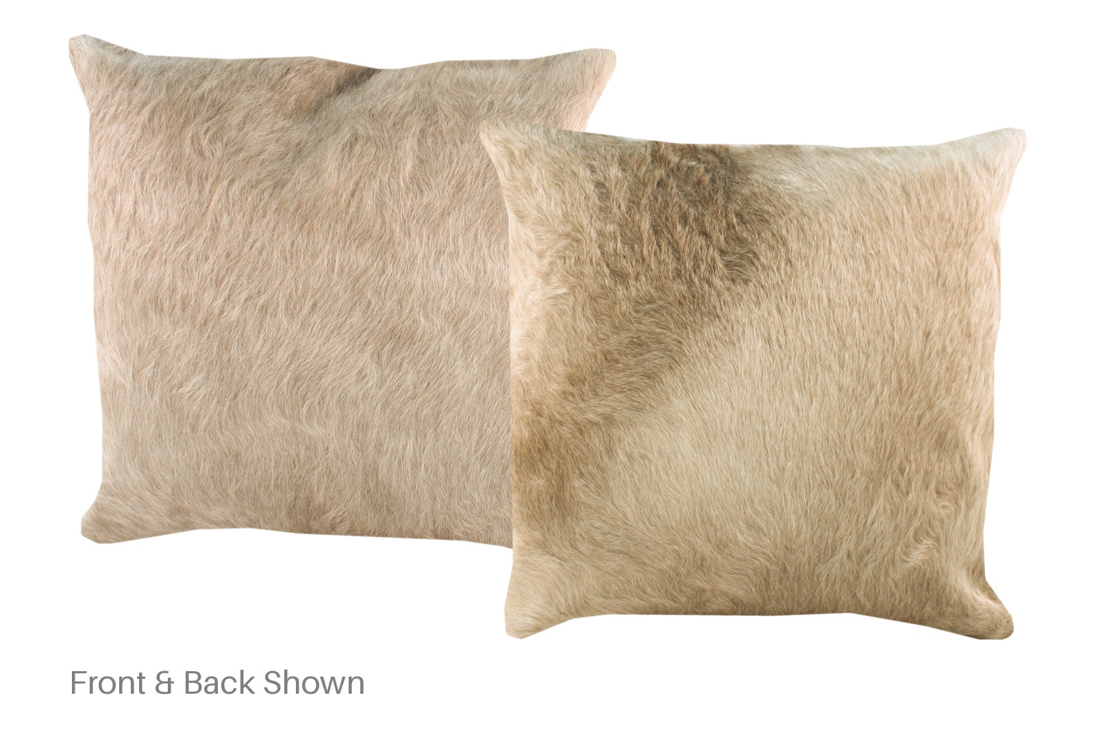 Champagne Cowhide Pillow #A53149
