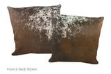 Chocolate Cowhide Pillow 20x20 #A53152 by Hudson Hides