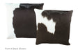 Black and White Cowhide Pillow 20x20 #A53153 by Hudson Hides
